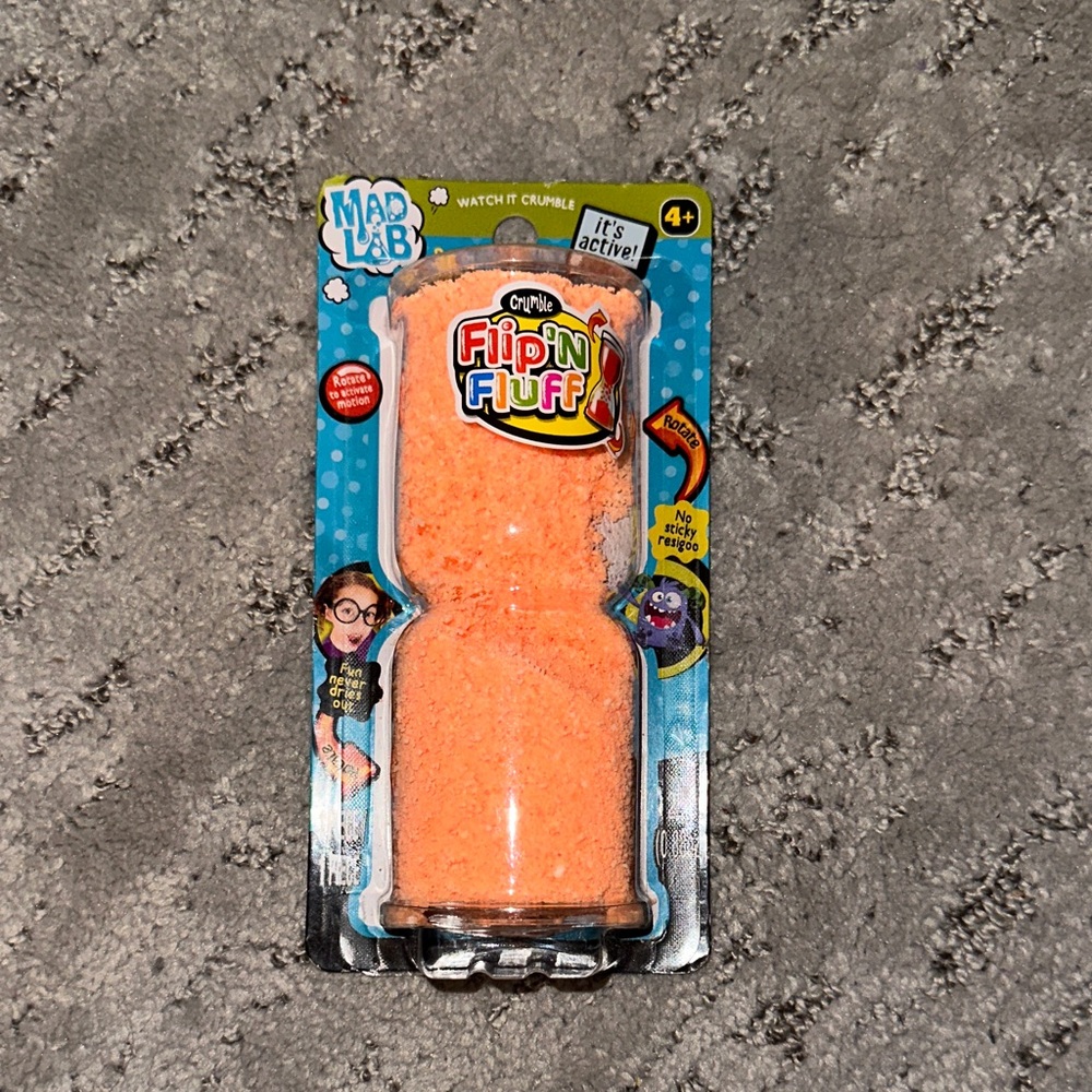 Flippin' Fluff Orange Creative Toy